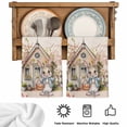 thumbnail image 5 of Easter Bunny Eggs Kitchen Towels Set of 1, Spring Pink Flowers Country Cabin Beige Absorbent Dish Towels for Kitchen, Microfiber Hand Towel, Quick Drying Tea Towel for Cleaning Decorative Dishcloths, 5 of 7