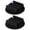 Black, variant on 2 Pack Adhesive Pencil Holders for Desk, Silicone Flexible Pen Holder for Wall, Clipboard and Laptop, Study Supplies Office Accessories, 2-Slots Desk Organizer, Rugged Grip Pencil Holders,White