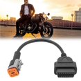 thumbnail image 4 of Sidaley 6PIN TO 16PIN Conversion Line Adapter Accessories Professional Motorcycle Tools Wire Scan Plug Extension Converter Type2 NO2, 4 of 6