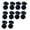 Black, variant on 10pcs Rose Design Refillable Lip Balm Jars with Miroor Leak Proof Cosmetic Containers Travel Plastic Cosmetic Rack