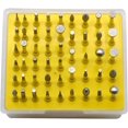 thumbnail image 1 of 50-Piece 1/8-Inch Shank Diamond Coated Rotary Burrs Set Fits Dremel Rotary Tools,Diamond Burr Set(Small Head Style), 1 of 5