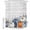 gray, variant on Shower Curtains for Bathroom, Thanksgiving Pumpkin Waterproof Fabric Shower Curtain, Fall Farmhouse Eucalyptus Leaves Decorative Bathroom Curtain for Bathtub, 72"x84", No Hooks Included