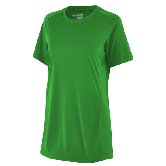 Mizuno Women's Standard Softball Crew Neck Jersey, Kelly Green, Medium