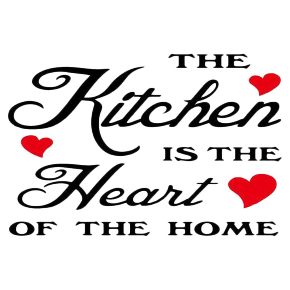 The Kitchen Is The Heart Of The Home Wall Stickers Decals Art Quotes