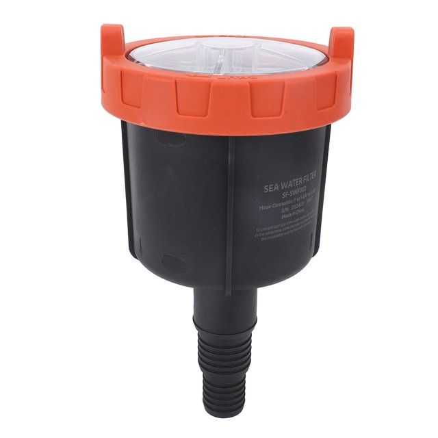 Sea Water Filter, Plastic Excellent Sealing Sea Water Strainer for Marine