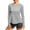 *1-Gray, variant on Women's UPF 50+ Sun Protection Long Sleeve Shirt,Ladies' Curved Hem UV Protection Tee,Quick Dry Athletic Running Hiking Top For Women,Beige,S-3XL