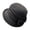 Black, variant on Vintage Felt Cloche Hat LSONABXA Imitation Wool Flowers Bucket Cloche Bowler Hat Flat Brim Inner Lining Winter Spring Autumn Wedding Tea Parties Daily Wear Black