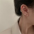 thumbnail image 1 of Pendientes sencillos con forma de gota para mujer, aretes pequeños, estilo nicho, elegantes, con hebilla para la oreja, a la moda, 1 of 4