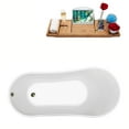 thumbnail image 2 of 59" Streamline N344GLD-BNK Clawfoot Tub and Tray With External Drain, 2 of 7