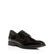 Kenneth Cole Mens Futurepod Plain-Toe Patent Leather Oxfords Title: 11.5mBlack