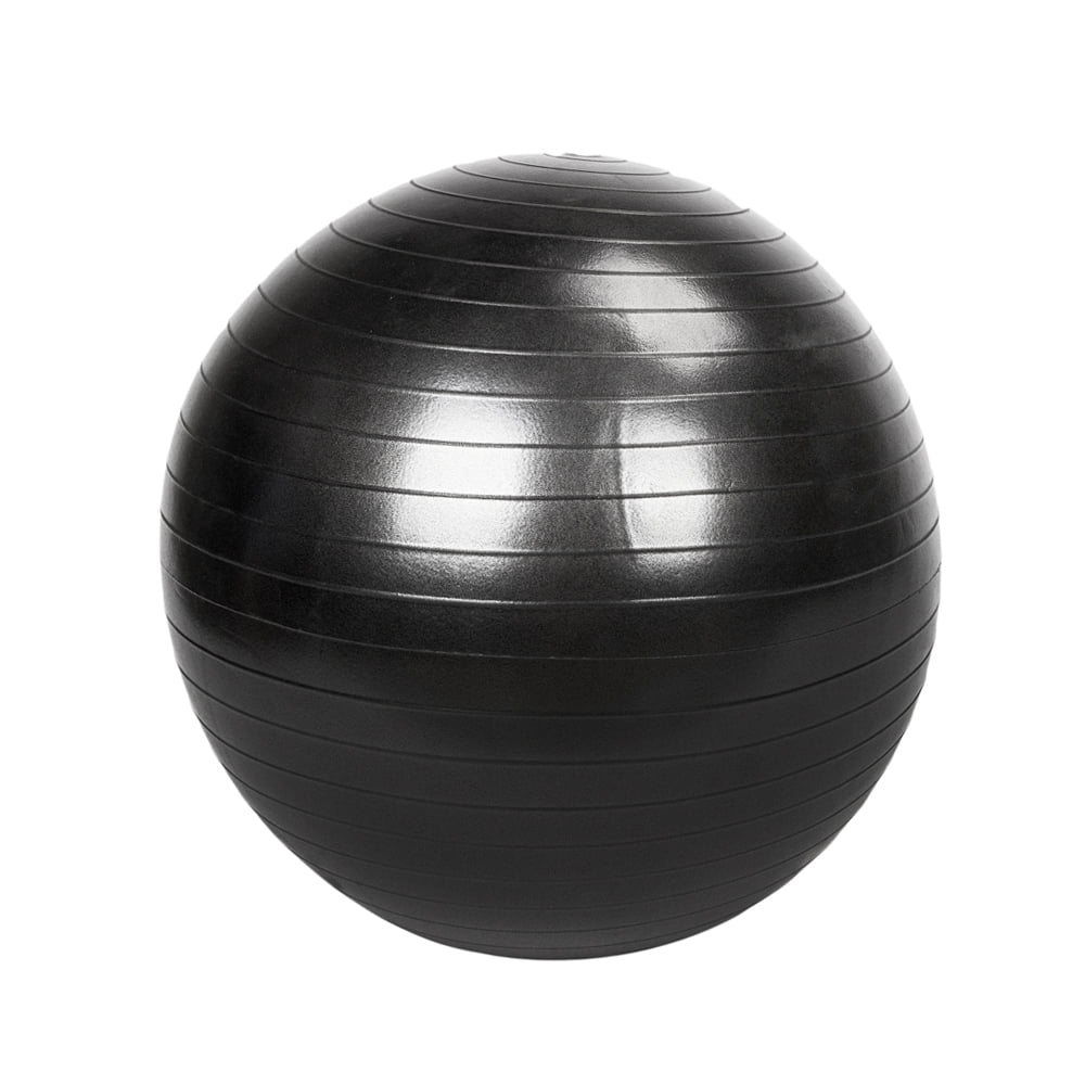 FEIERDUN Stability Exercise Yoga Ball Anti-Burst/Heavy Duty Ball Black 65-75CM 