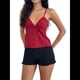 thumbnail image 1 of Camisola Sin Mangas con Tirantes Finos para Mujer, Top de Verano para Salir Rojo M, 1 of 9