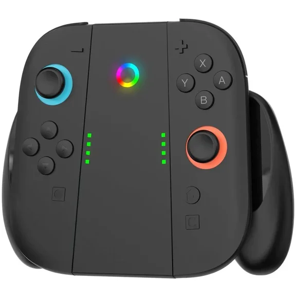 Joycon Charger Grip for Nintendo Switch 2 Accessories, Switch 2 Joy Con Controller Comfort Charging Grips with LED Indicator,Play While Charging