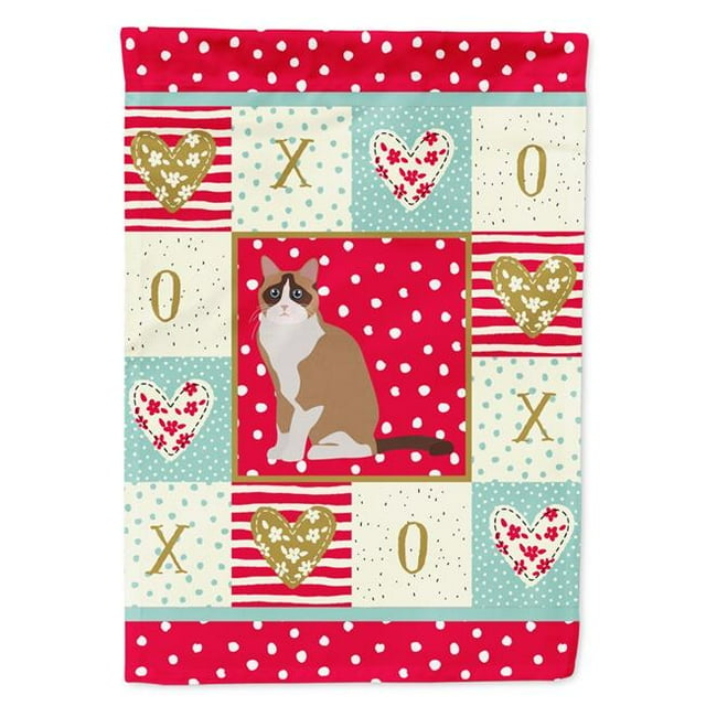 Raquette à Neige N°2 Chat Amour Jardin Plein Air Drapeaux
