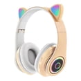 thumbnail image 2 of Audífonos para niños de Diadema Gadgets and Fun  Bluetooth orejas de gato con Luces LED con micrófono, 2 of 2