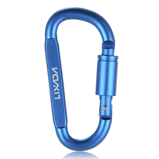 Carabiner,Carabiner With Alloy Carabiner Lock Buckle And Reliable Carabiner Buckle Adventures Portable Use And Screw Lock Keychain Alloy Lock Adventures Lock Essential Keychain Carabiner