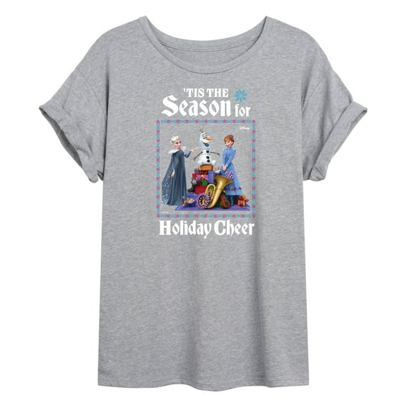 Frozen 2 - Tis The Season For Holiday Cheer - Women's Oversized T-Shirt