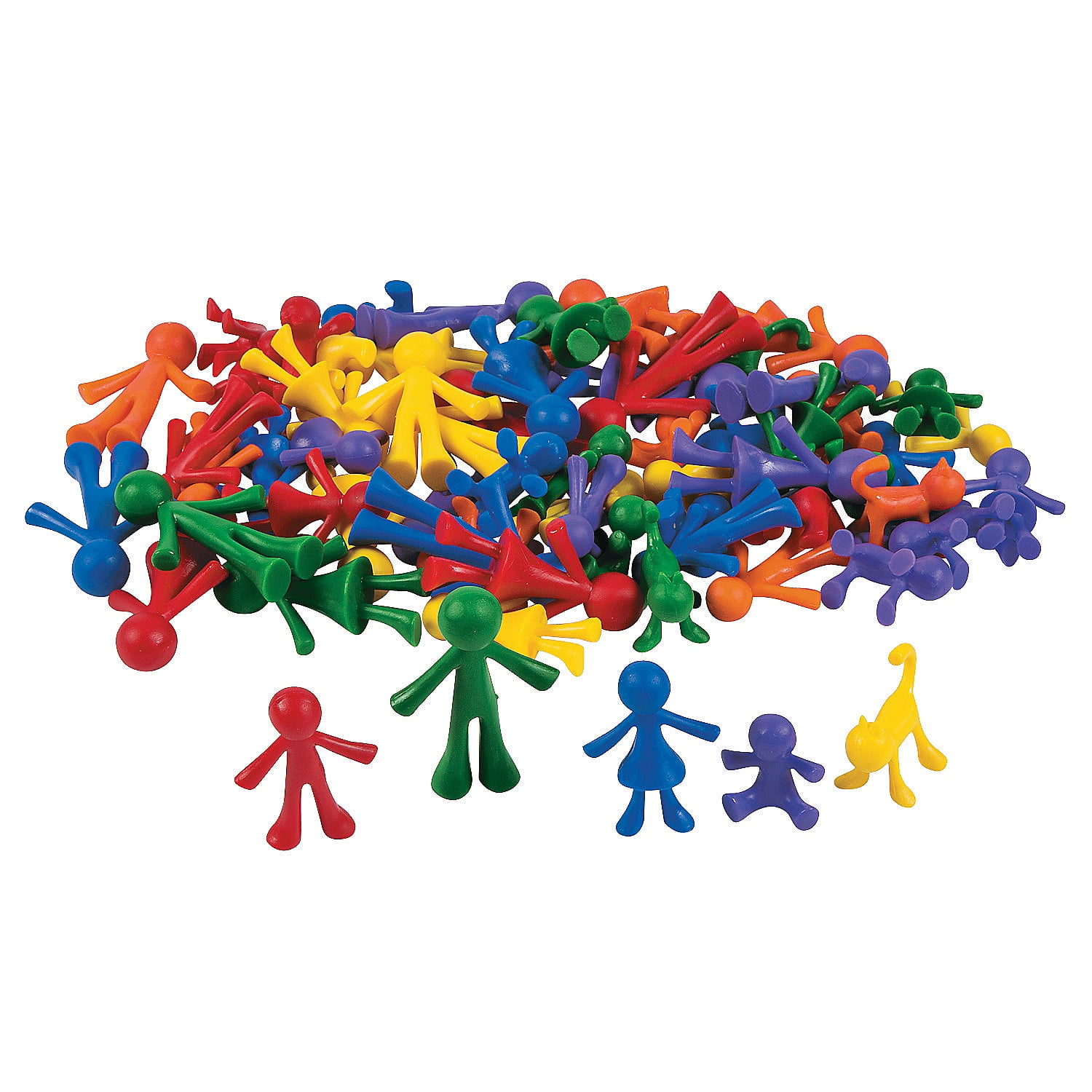 Family Counter Set Toys 72 Pieces