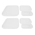 thumbnail image 1 of Juego De 6 Estuches Transparentes Con Cremallera De Carcasa Dura, 3 Tamaños, Bolsas Organizadoras De Almacenamiento De Viaje Transparentes A Prueba De Agua Con Cremalleras De, 1 of 7