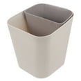 thumbnail image 6 of COOPHYA 1Pcs Recycling Bin Grey Plastic for Home Use with Dry and Wet Separation, 6 of 8