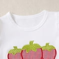 thumbnail image 4 of NOLDARES Toddler Baby Girl Summer Outfits Short Sleeve T-Shirt and Shorts 2Pcs Clothes Set for Girls(White,2-3 Years), 4 of 8