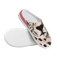 thumbnail image 3 of Goofa Pink Cheetah Art Print Womens Mens Cotton Lightweight House Slippers , Washable Home Slippers,Indoor Comfy Bedroom Cozy Slippers-35/36, 3 of 7