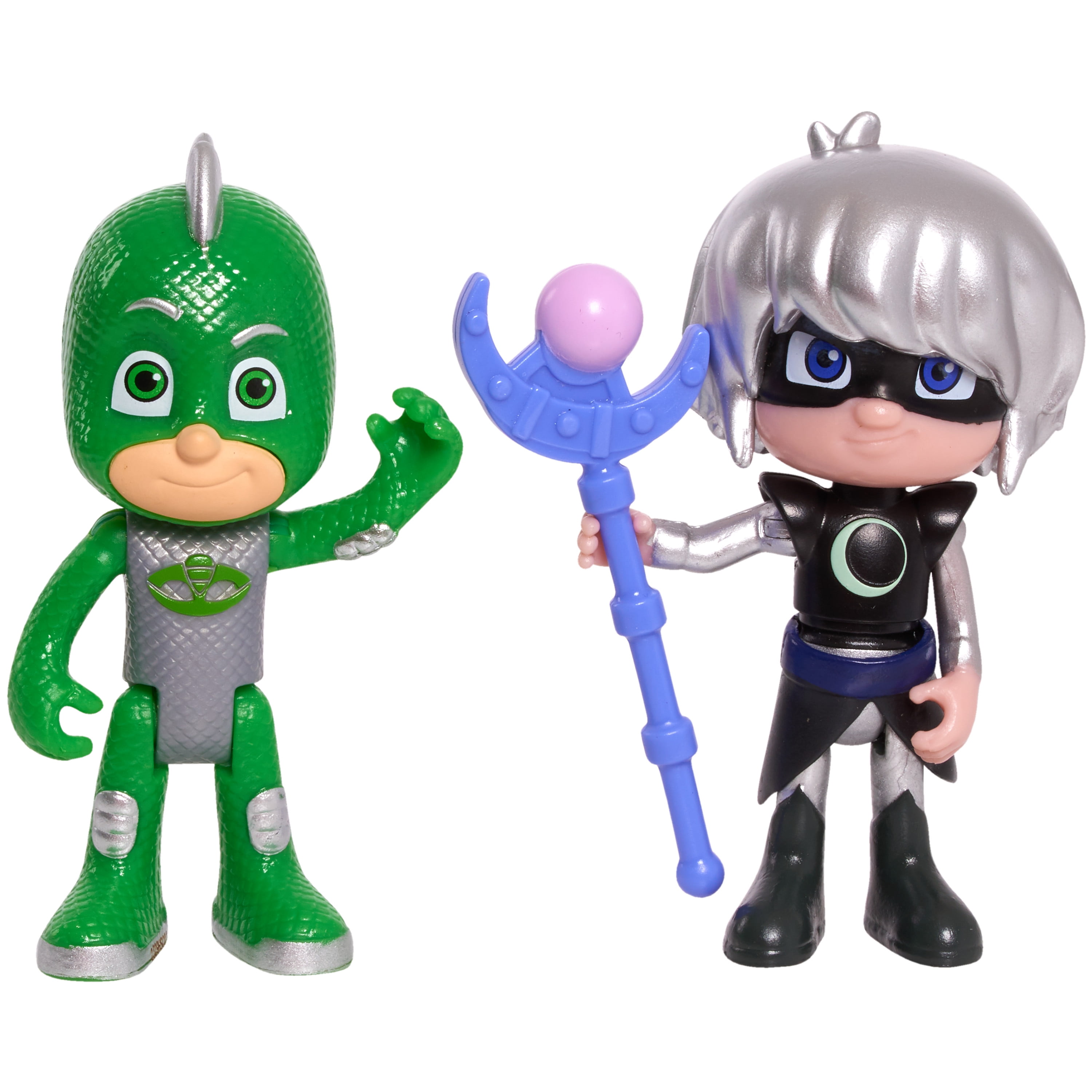 PJ Masks Hero VS Villain 2 Pack Figure Set, Gekko & Luna Girl, Kids Toys for Ages 3 up