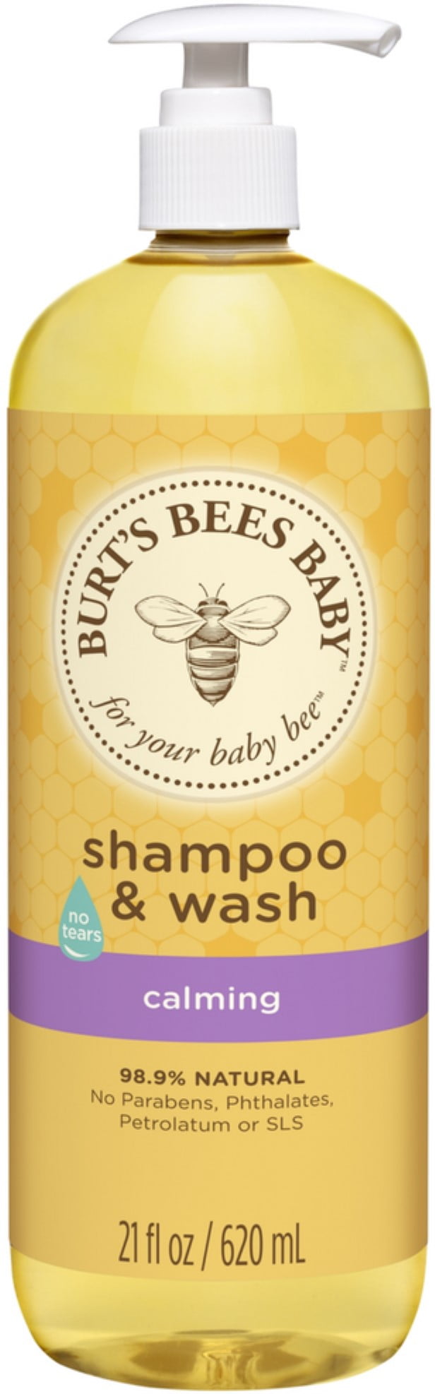 Burt's Bees Baby Shampoo & Wash, Calming 21 oz (Pack of 6)