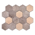 thumbnail image 1 of malla de mosaico dune stone & gold 25.5 x 29.2 cm, 1 of 4