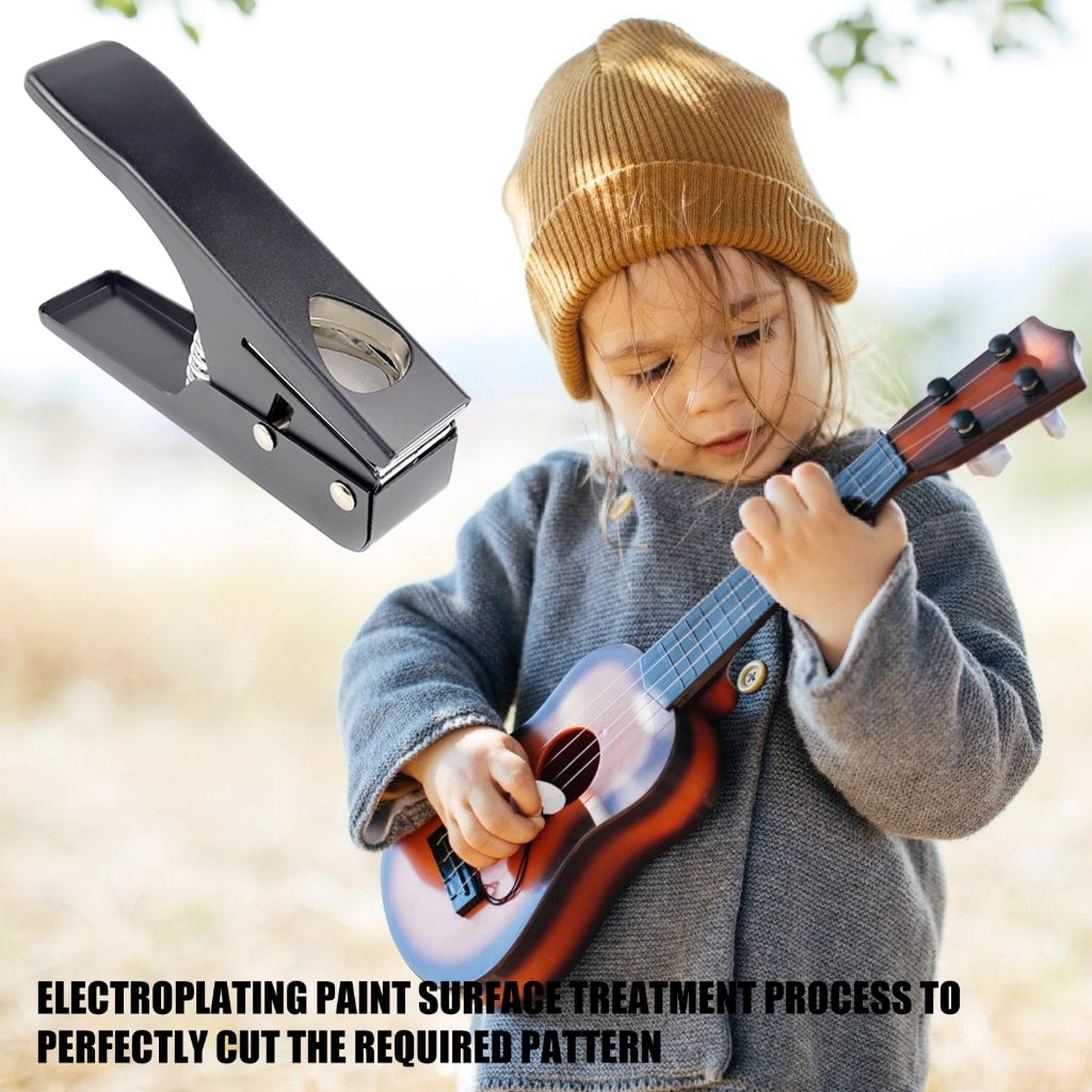 Oasiva Precisions Guitar Pick Maker Pick Cutting Device with Sharply for Accurate Standard Pick Shape Strong Metal Build
