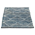 thumbnail image 3 of Handknotted Denim Textured Cotton Polyester Flatweave Kilim Rug, 3 of 6