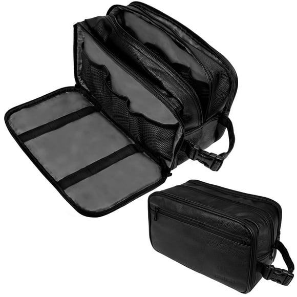 Neceser PAVILIA Travel resistente al agua Dopp Kit negro XL