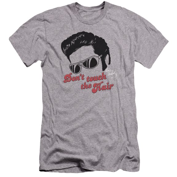 Elvis Presley - Dont Touch The Hair 2 - Premium Slim Fit Short Sleeve Shirt - Small