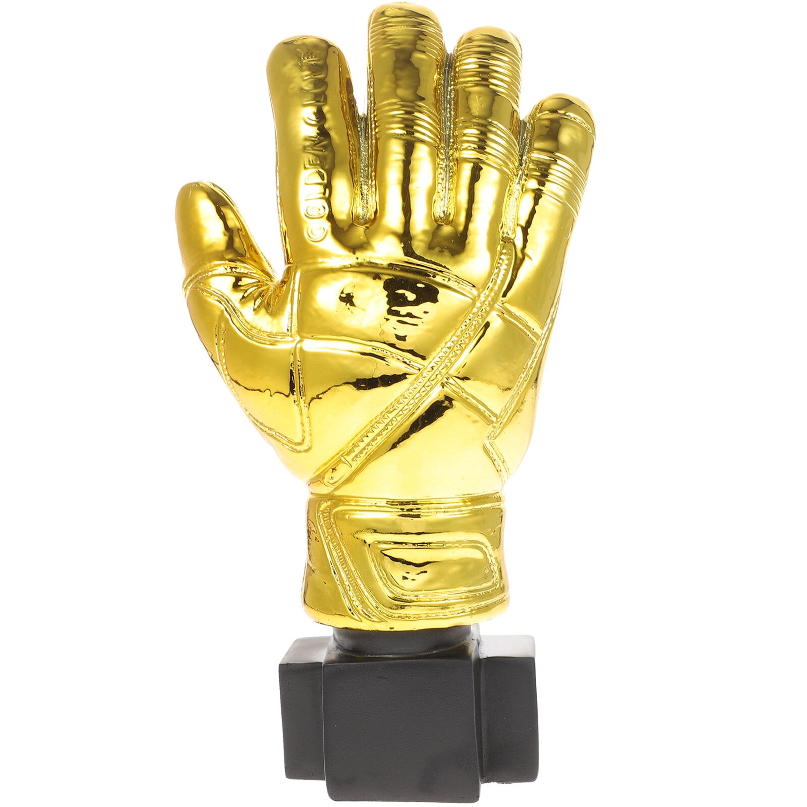 Goalkeeper Plating Resin Trophy Goalie Gloves Shape Soccer Match Award ...