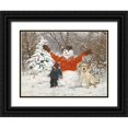 thumbnail image 1 of Mohr, Bonnie 14x12 Black Ornate Wood Framed with Double Matting Museum Art Print Titled - Buddies, 1 of 4