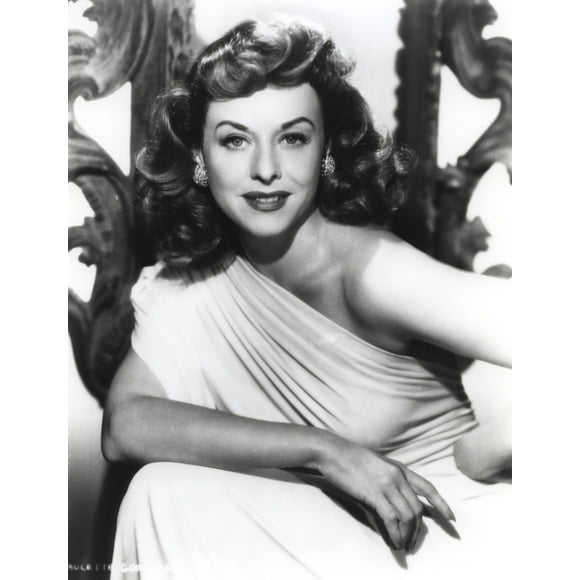 Paulette Goddard Posed in Elegant Dress Photo Print (8 x 10)