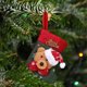 thumbnail image 5 of Calcetines navideños de muñeca no tejidos, colgante decorativo, decoración navideña colorida, colgante para árbol de Navidad, 5 of 7