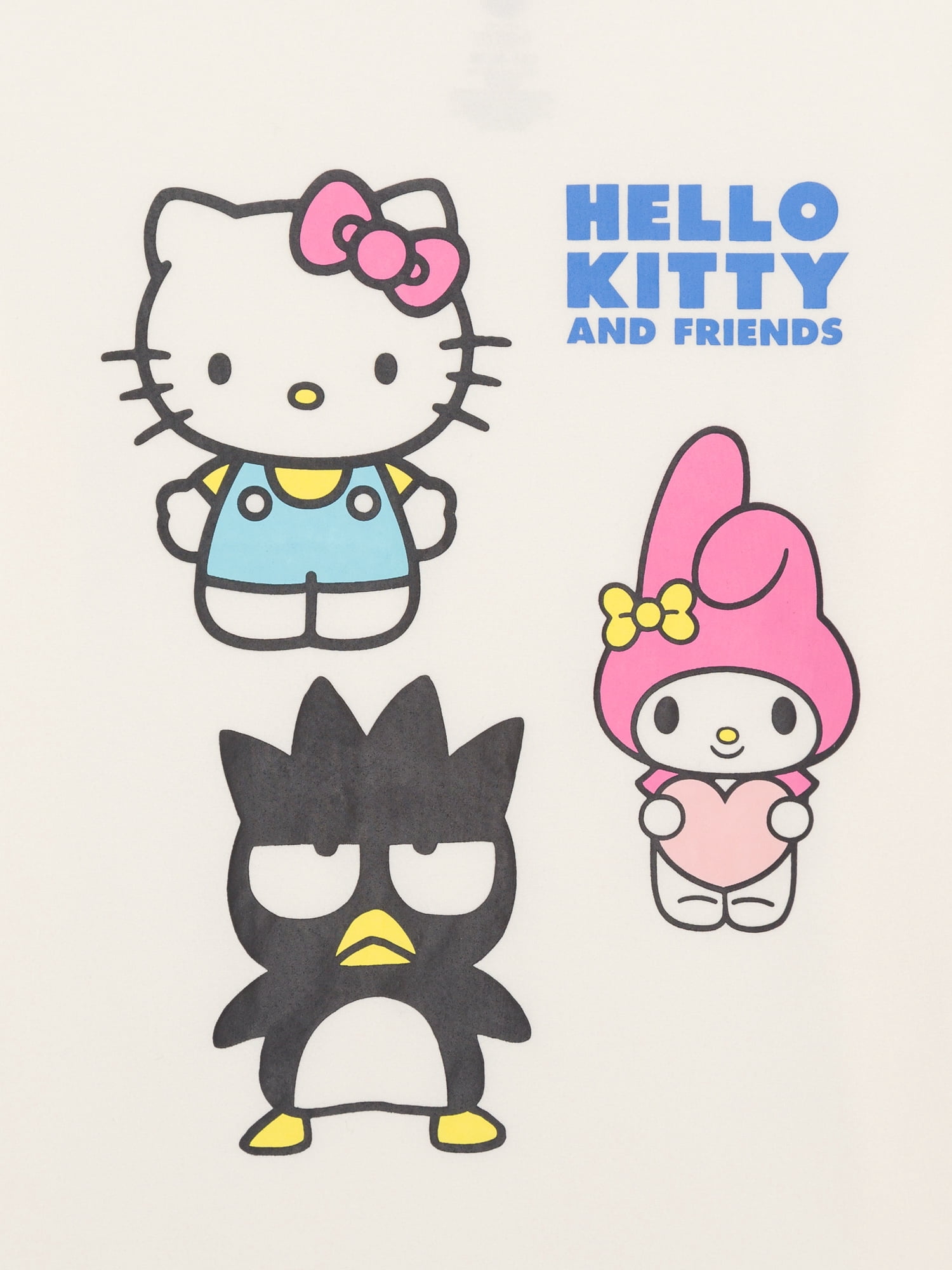 Hello Kitty Women's Graphic Tee and Pant Set, 2-Piece, Sizes XS-3X