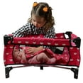 thumbnail image 6 of The New York Doll Collection Pink and White Hearts Design Pack-N-Play for 18" Dolls, 6 of 6