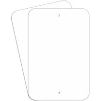 Blank Write-On Metal Sign, 8 x 12 Inches Rust Free Aluminum, UV Protected, Waterproof, Weather Resistant, Durable Ink, Easy to Mount