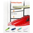thumbnail image 3 of KFFKFF Freestanding Kayak Storage Rack for 4 Kayaks, Supports 220 lbs, Durable Stand for Indoor or Outdoor Use in Garage, Shed, Dock, Suitable for Canoes, Small Boats,SUPs,Surfboards,and Paddleboards, 3 of 9
