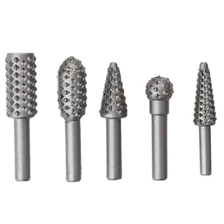 

BCLONG 5Pcs 1/4In Shank Diy Drill Bit Set Carpentry Cutting Tools For General Building