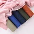 thumbnail image 4 of Modal Long Scarf Soft Skin Friendly Cotton Scarf Pure Shawl Headscarf Color E4I2, 4 of 7