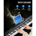 thumbnail image 6 of Moukey 88 Key Full-Size Keyboard Piano, 6 of 7