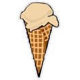 thumbnail image 1 of ICE Cream Waffle Cone Concession Decal cart Truck menu, 1 of 1