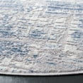 thumbnail image 3 of SAFAVIEH Amelia Carrie Abstract Area Rug, Blue/Gray, 5'3" x 5'3" Round, 3 of 10