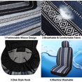 thumbnail image 4 of TIANLAIMEI Baja Saddle Blanket Car Seat Covers Full Set, Car Interior Covers, Woven Fabric Material, Universal Fit Most Sedan Truck SUV, 4 of 10