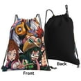 thumbnail image 5 of My Hero Academia Drawstring Backpack Anime Sackpack Gym Bag For Sport Yoga Travel Hiking Shopping Lightweight Gym Bag 16*14 Inch, 5 of 9