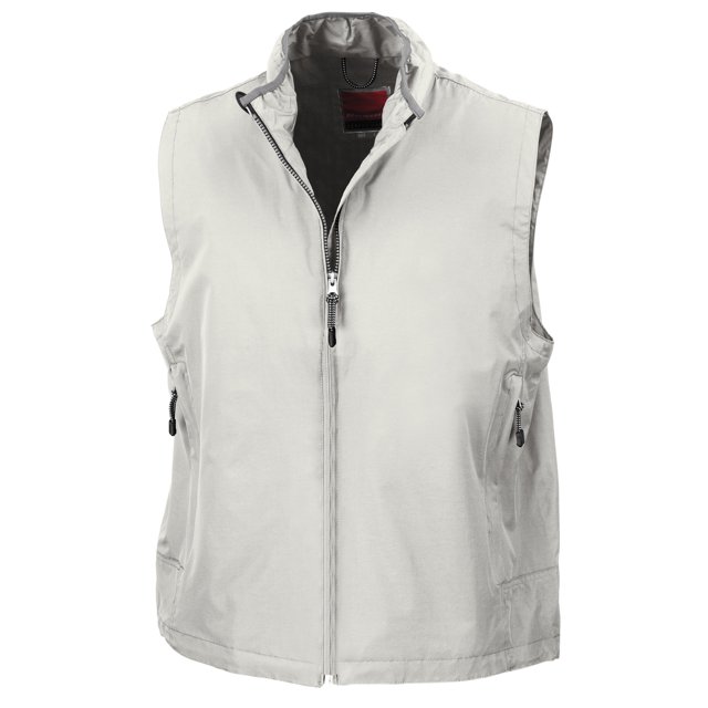 Result - Chaleco cortavientos resistente al agua Modelo Crew hombre caballero (Blanco)
