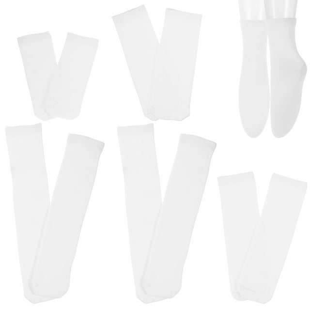 1 Set of Digital Printing Hot Sublimation Socks Blank Cotton Socks Blank Sublimation Socks